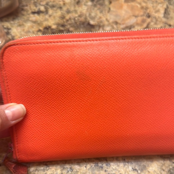 Hermes Orange Wallet - Picture 4 of 8
